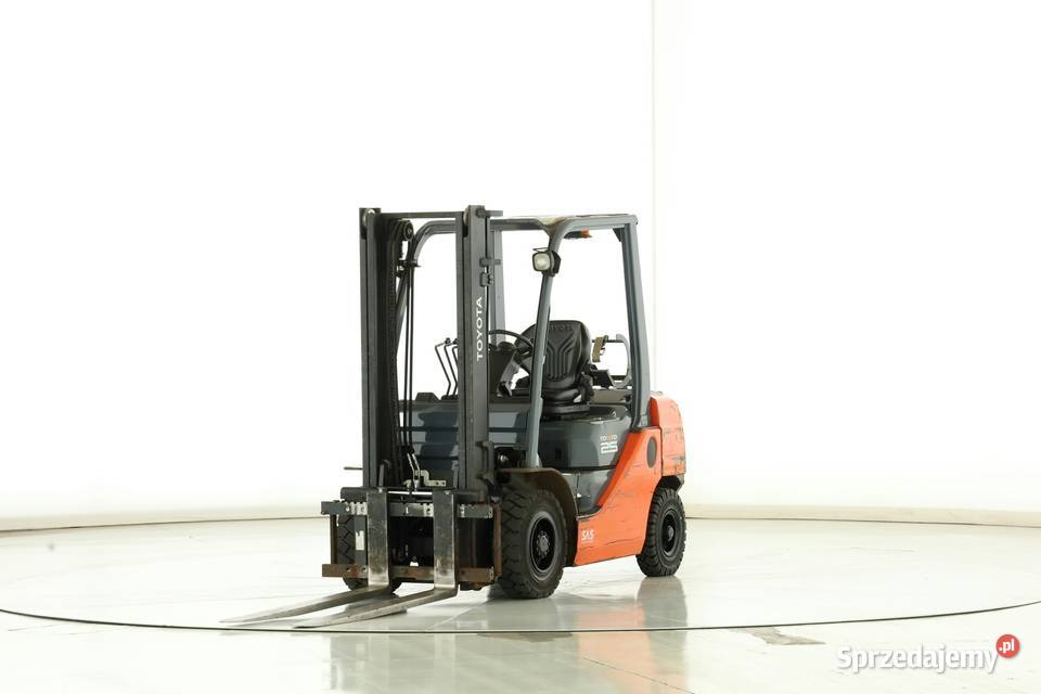 Wózek widłowy 8FGF25 Toyota 2019r 33m Duplex gaz Siedlce
