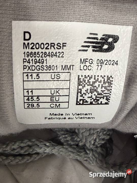 ButySneakersy Balance M2002RSF skóra ekologiczna Kraków