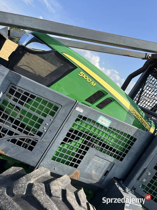 JOHN DEERE 5100M FORESTRY ORYGINALNA ZABUDOWA Grodzisk