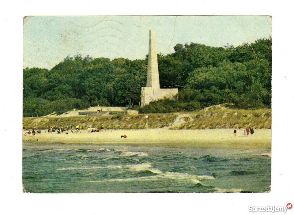 KOŁOBRZEG POMNIK ZAŚLUBIN POCZTÓWKA