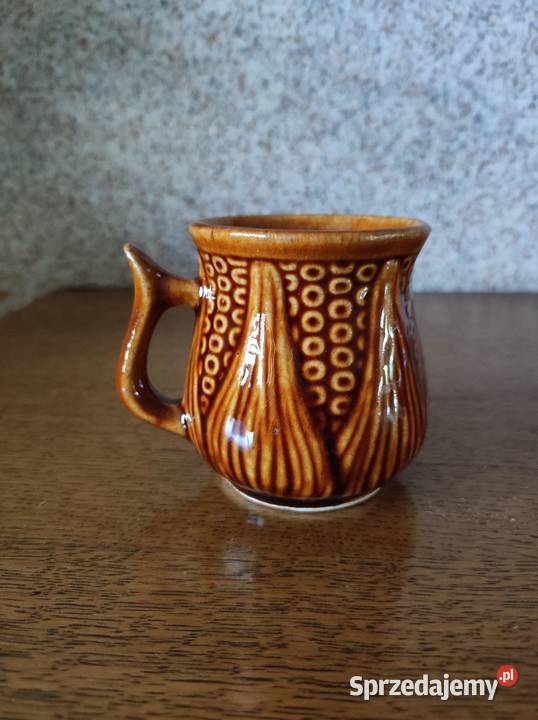 serwis Mirostowice kamionka porcelit ceramika brązowy