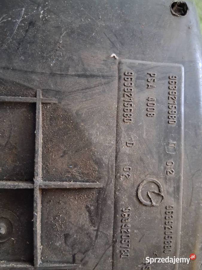 Rezonator powietrza peugeot 206 3d 9639215980 osobowe wielkopolskie Mieleszyn
