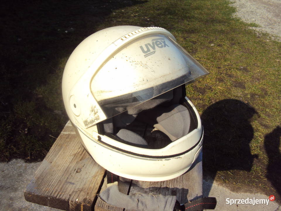 Kask motocyklowy samochodowy rajdowy Uvex Dębica