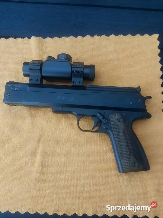 Pistolet wiatrówka Weihrauch HW45 kolimator Wschowa
