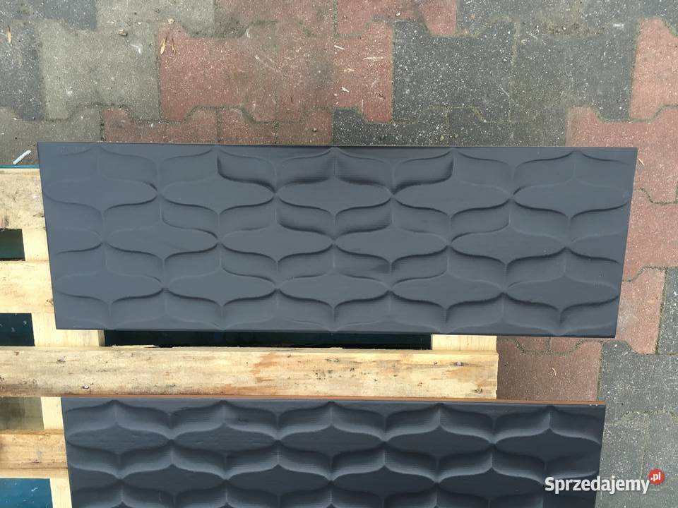 Glazura płytka ścienna look 6 negro 25x75 firmy Reguły sprzedam