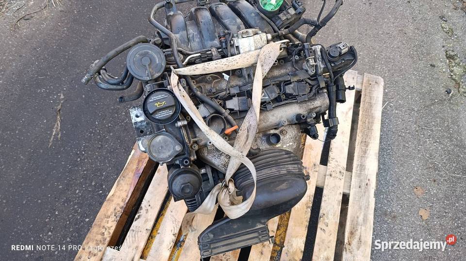 SILNIK KOMPLETNY 16 FSI BAG VW GOLF V TOURAN Silniki i osprzęt śląskie Rudziniec sprzedam