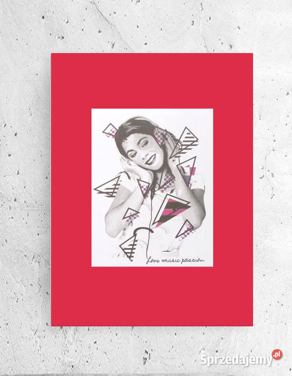 Violetta plakat A4 minimalizm plakat pop art Szczecin sprzedam