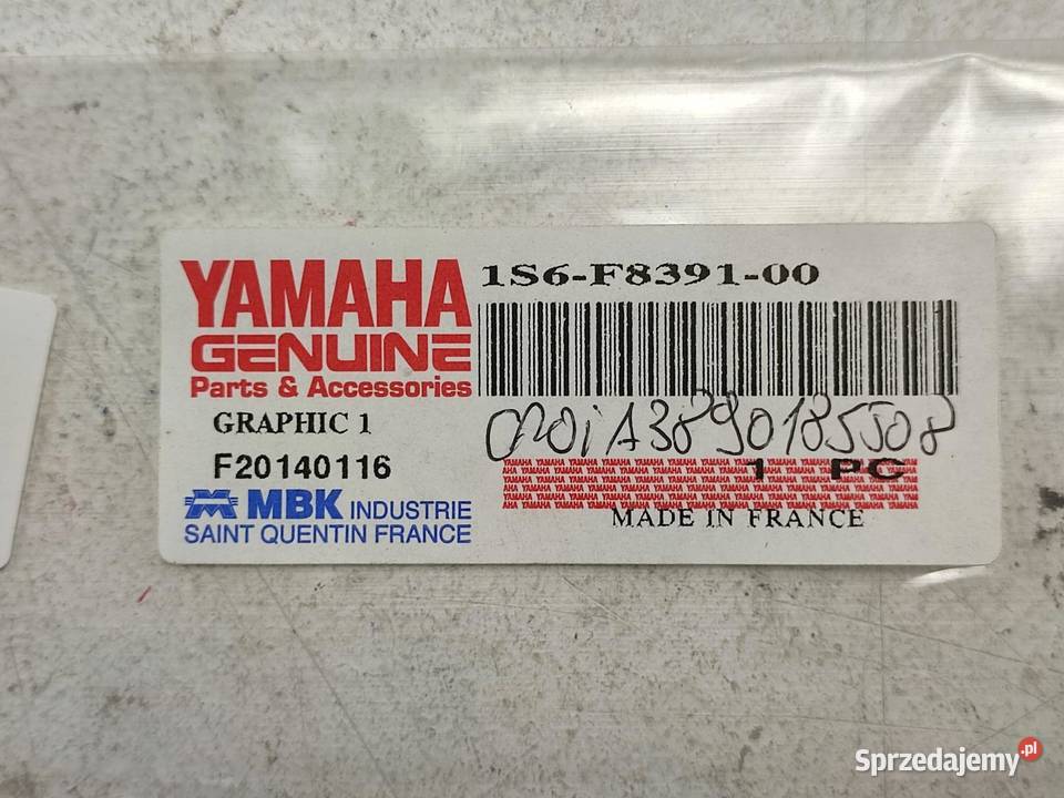NAKLEJKA XC 300 NA CZACHĘ YAMAHA VP300 2004 NOWA sprzedam