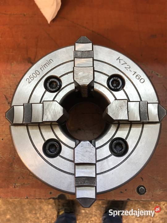 Uchwyt Tokarski 160 mm 4 szczękowy niezależny Zgierz