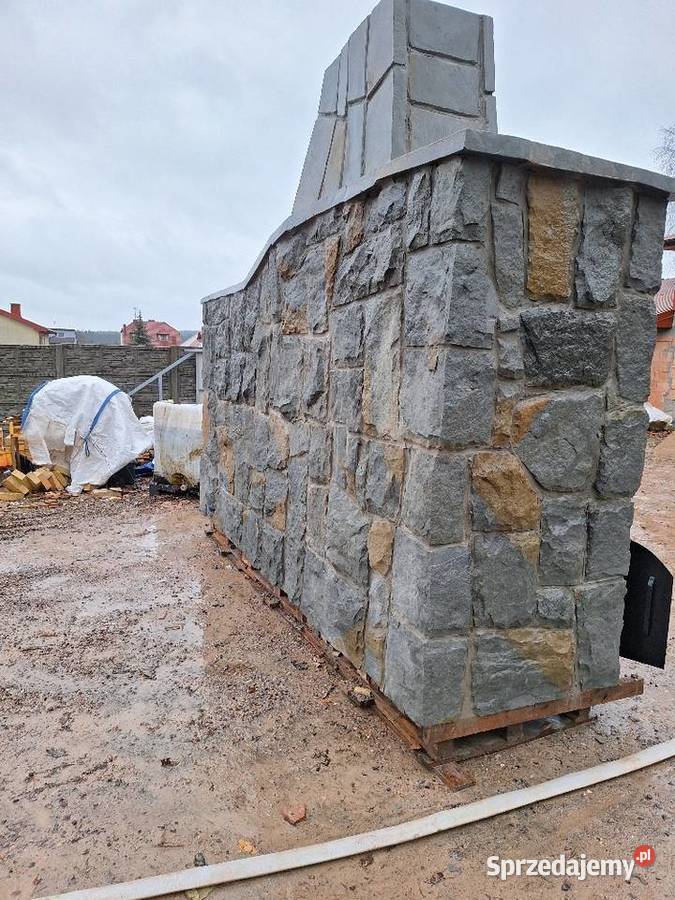 Wędzarnia grill murowany z kamienia Kielce