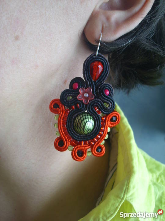 Kolczyki sutasz kwiatek Częstochowa