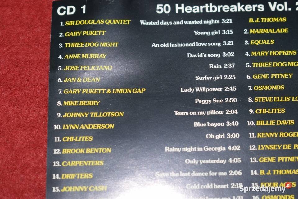 50 Heartbreakers Vol 2 na dwóch płytach CD 1999 Chełmno