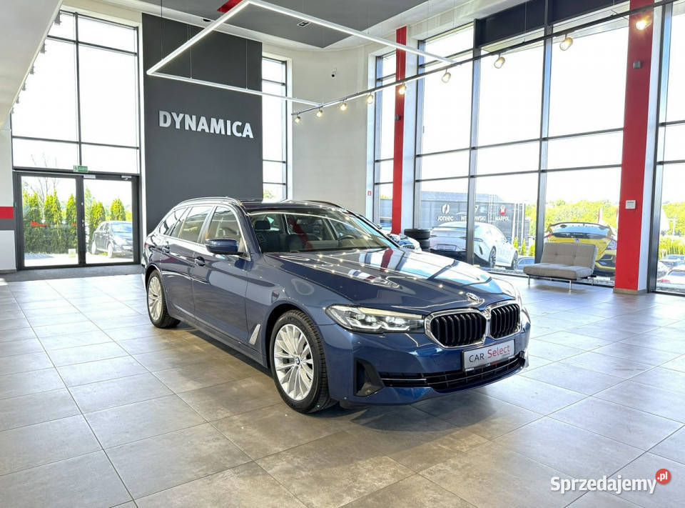 BMW 520 d Touring mHEV 190 automat 2021 r salon diesel Myślenice