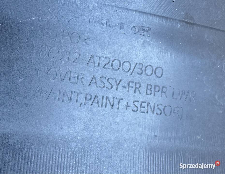Spoiler dół chrom zderzaka przód Kia niro II 2 Międzychód sprzedam