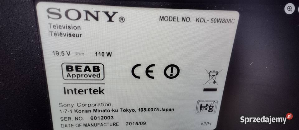 Sony KDL50W808C Bydgoszcz
