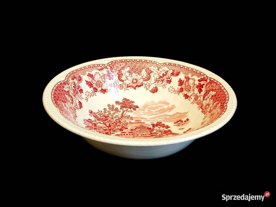 Miska głęboka angielska Woods Burslem Seaforth Porcelana i szkło Chełm sprzedam