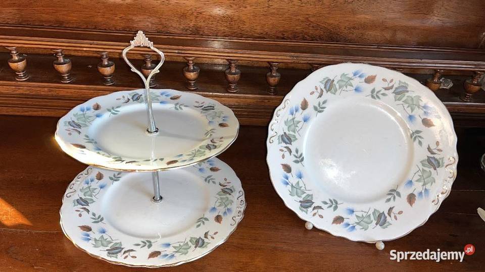 Patera piętrowa Syg Colclough Made in England Porcelana i szkło Gdańsk