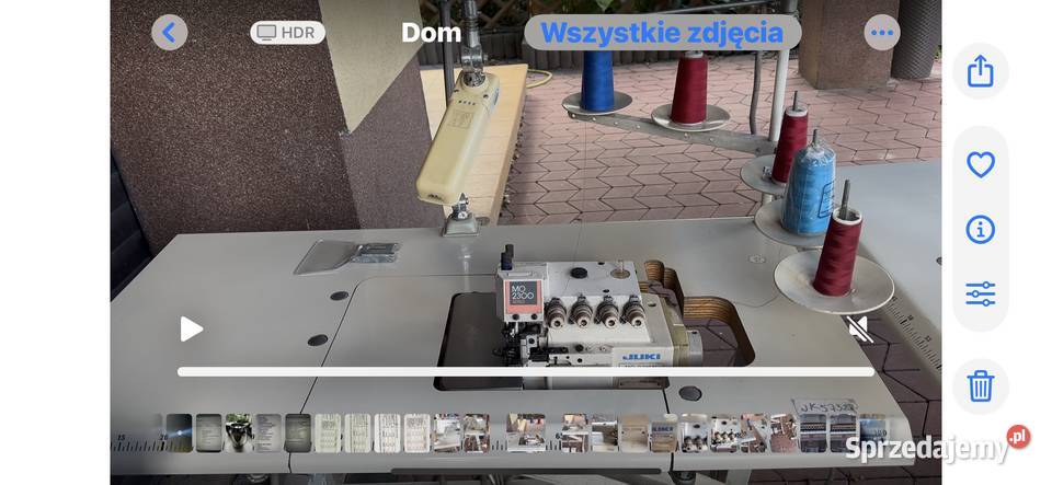 Owerlok i maszyna do szycia JUKI tanio Łódź