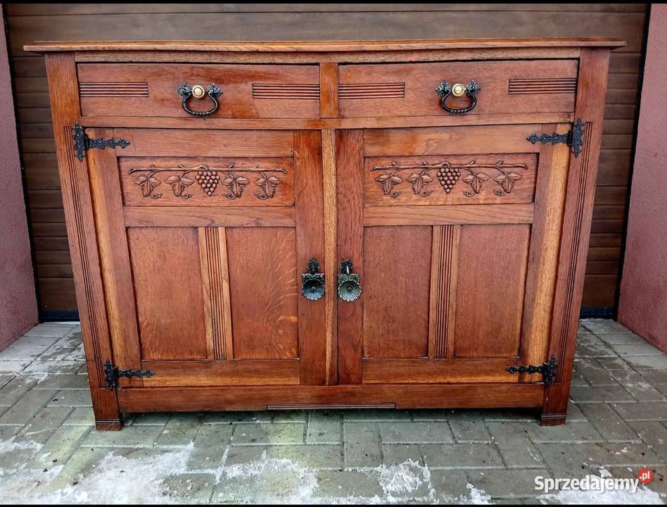 Komoda Drewniana Wiejska Stylowa dolnośląskie Kamienna Góra