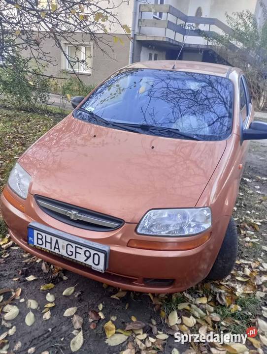 chevrolet aveo 14 lpg 2004 263000km Hajnówka