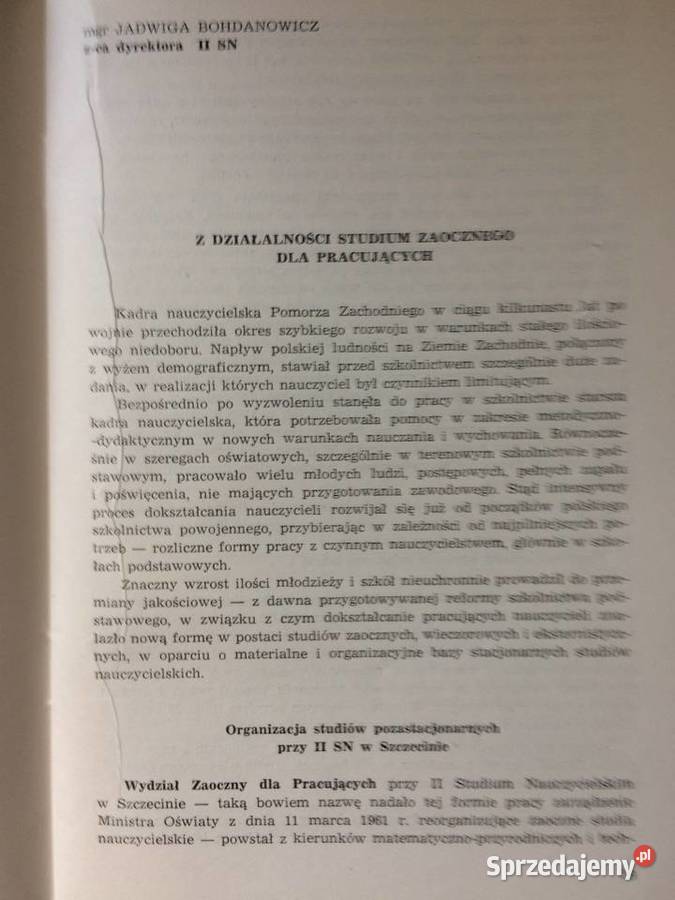 3420 10 Lat II Studium Nauczycielskiego W Szczecin