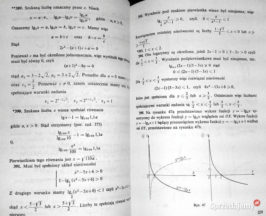Zbiór zadań z matematyki kandydatów na wyższe lubelskie