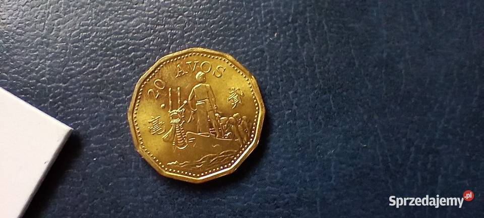 Stare monety 20 avos 1993 Makau Lesko