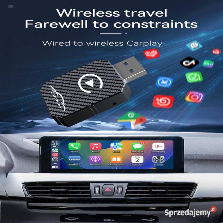 BEZPRZEWODOWY ADAPTER DO SAMOCHODU FIRMY WIRLESS