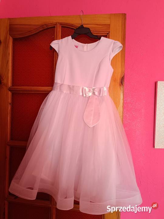 Sukienka biała dziewczynki