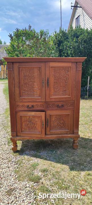 Komoda z rzeźbami 50cm Borysowszczyzna