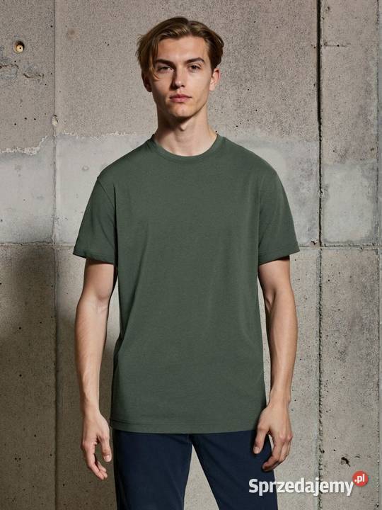 zielony tshirt męski Sinsay Olkusz