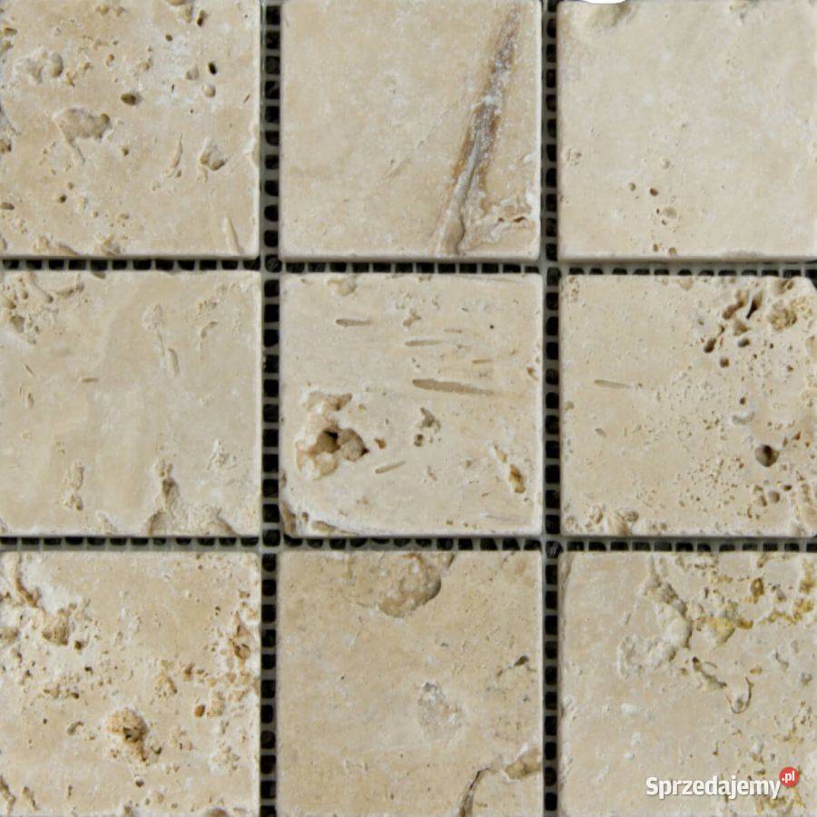 Mozaika trawertyn Light bębnowana 305x305x1 Łódź