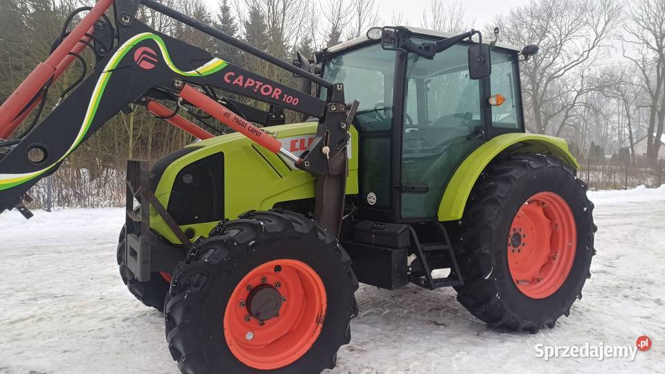Claas Axos 320 z ładowaczem czołowym Faucheux Claas Siedlce