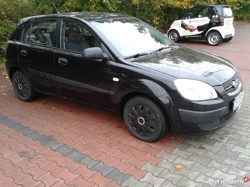 KIA RIO II 2005 CZARNA PERŁA HATCHBACK OKAZJA lakier metallic Rio Kia