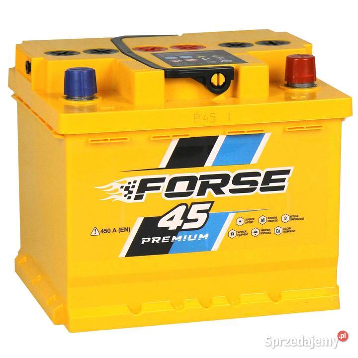 Akumulator FORSE 45Ah 450A EN PRAWY PLUS