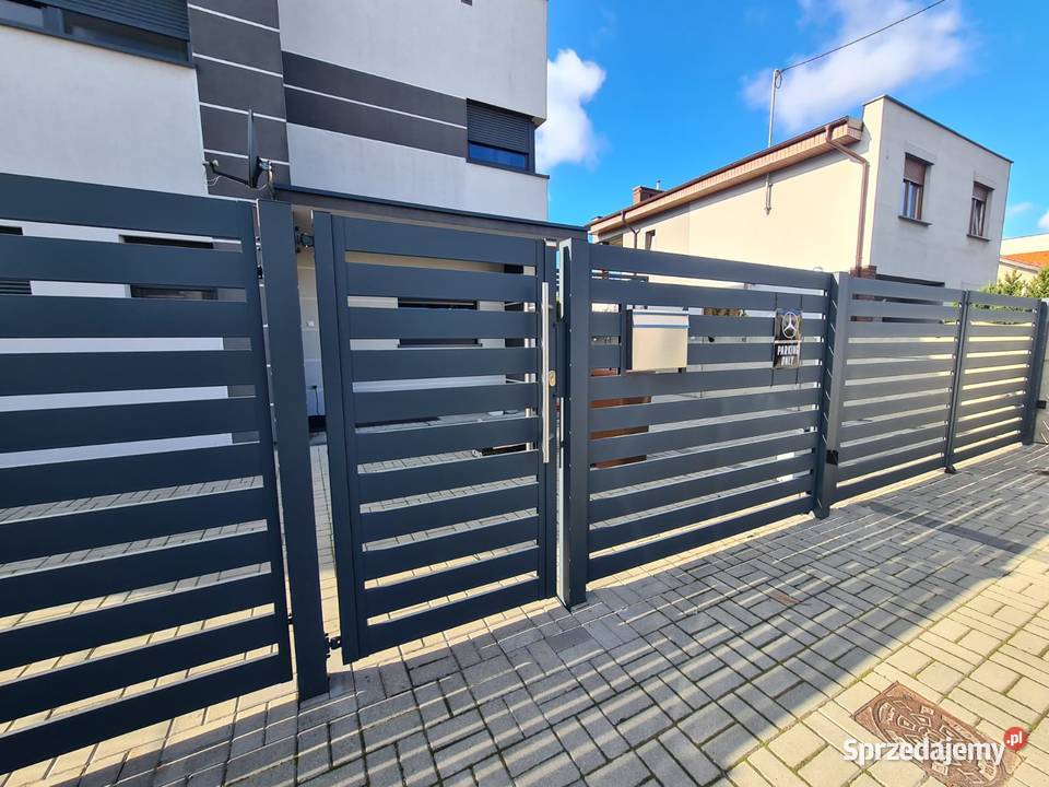 Furtka 110x120 nowoczesne ogrodzenia bramy Ostrów Wielkopolski sprzedam