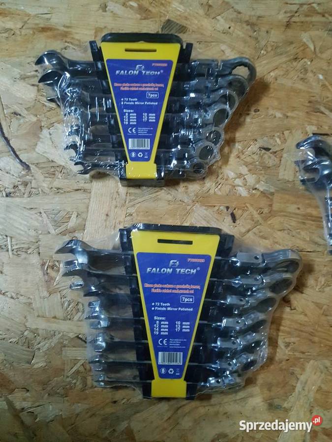 KLUCZE PŁASKOOCZKOWE Z GRZECHOTKĄ ŁAMANE 7el 819 Głogowa