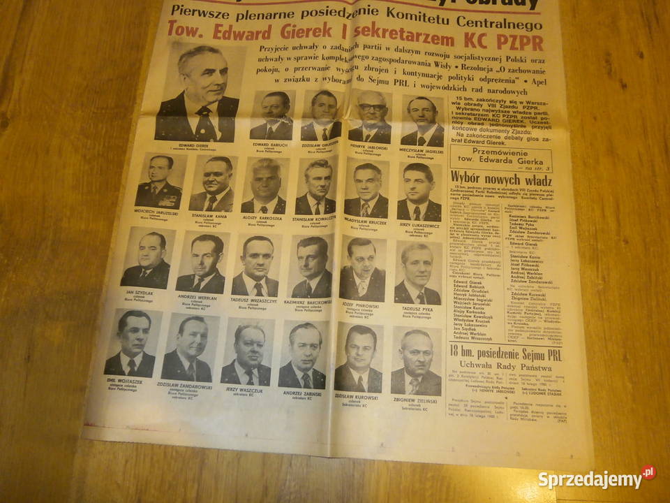 Trybuna Ludu 17 luty 1980 VIII zjazd PZPR ładny Łódź