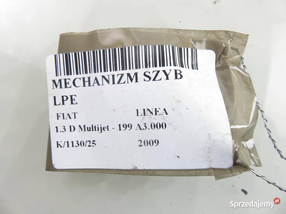 PODNOŚNIK SZYBY LEWY PRZEDNI FIAT LINEA sprzedam