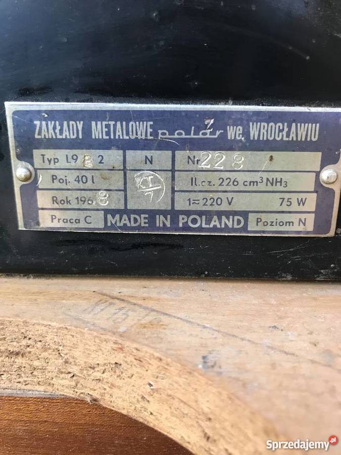 Lodówka PRL 1968 Gdańsk