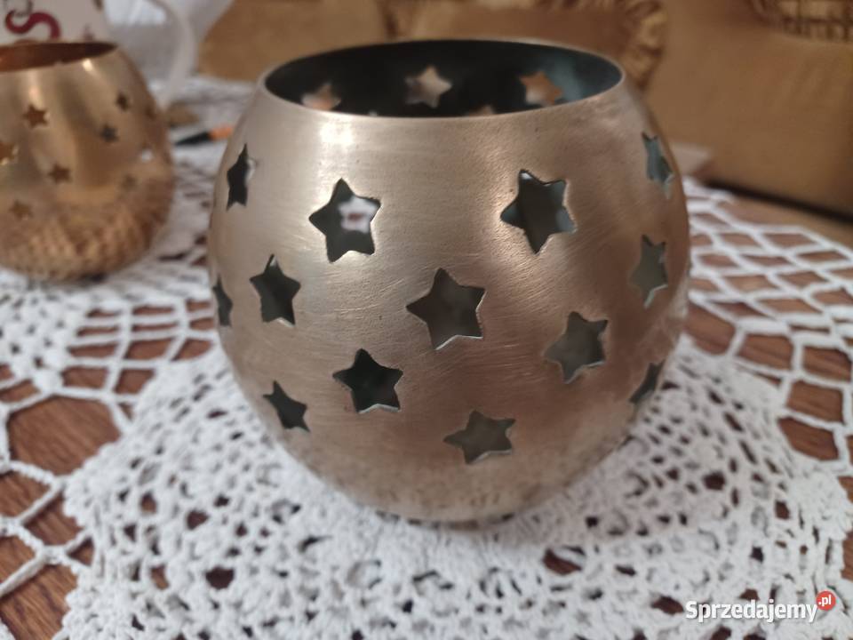 Duży lampion mosiężny Kolekcja