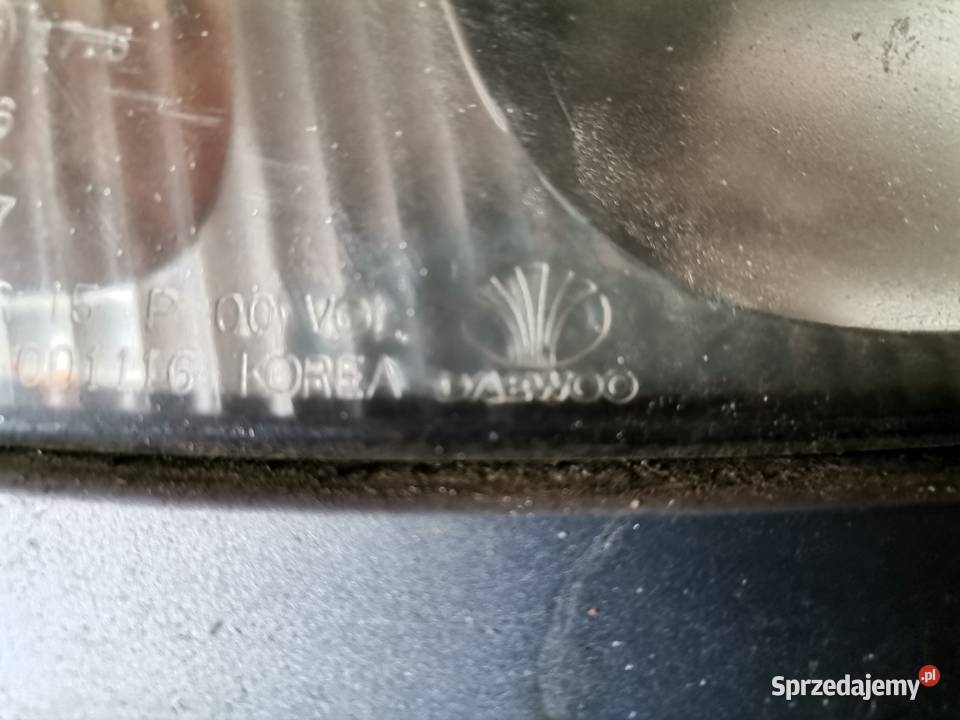 Lampa Prawa Przód Daewo Tacuma Pozostałe Wisznice sprzedam