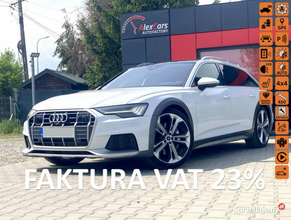 Audi A6 Allroad Allroad 55 TDI Tylna oś skrętana czujnik martwego pola mazowieckie Konstancin-Jeziorna sprzedam