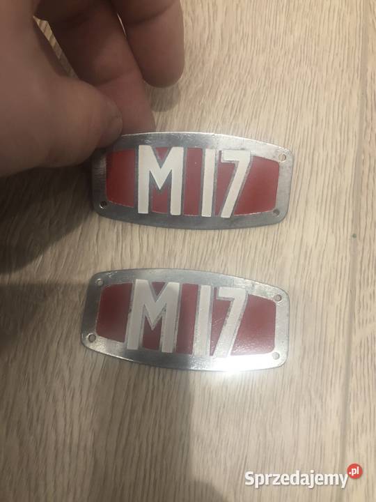 Emblematy shl gazela m17 znaczki logo Wsk Wfm Kielce