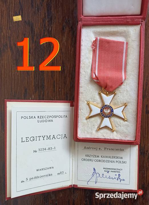 Medal Odznaczenie Order Krzyż Zasługi
