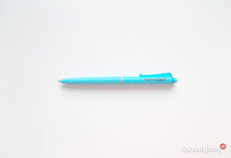 turkusowy długopis cienki długopis morski Gdańsk