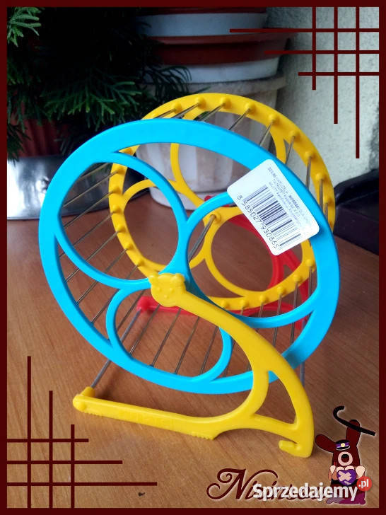 Nowy kołowrotek chomika karłowatego 13 niebieski śląskie Ruda Śląska