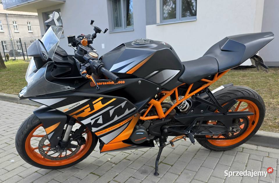 Ktm RC 125 11kw kat B 2016r ABS mazowieckie Przasnysz