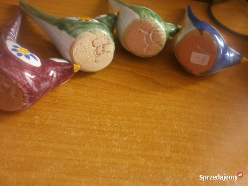 ptaszki kolorowe ceramika malowane lubuskie Zielona Góra