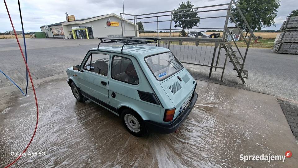 Fiat 126p zielony Łuków